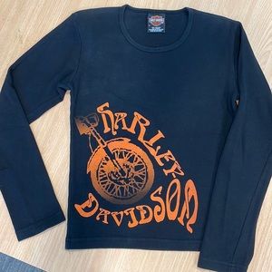 Harley Davidson women's Long Sleeve Tee Shirt, size Medium